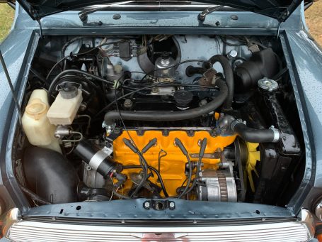 Restored Mini engine bay
