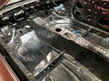 Toyota bare metal restoration