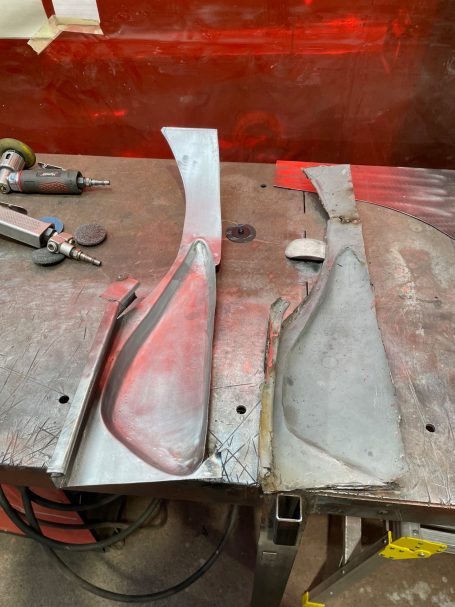 Mercedes Pagoda panel fabrication